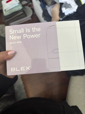 BLEX Mini Portable Device in Light Lavender